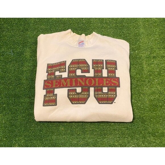 Jerzees Other - Vintage Florida State Seminoles sweatshirt mens extra large crew neck white S